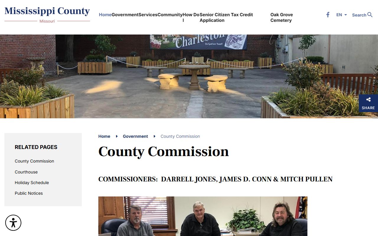 Mississippi County court records county commission archives