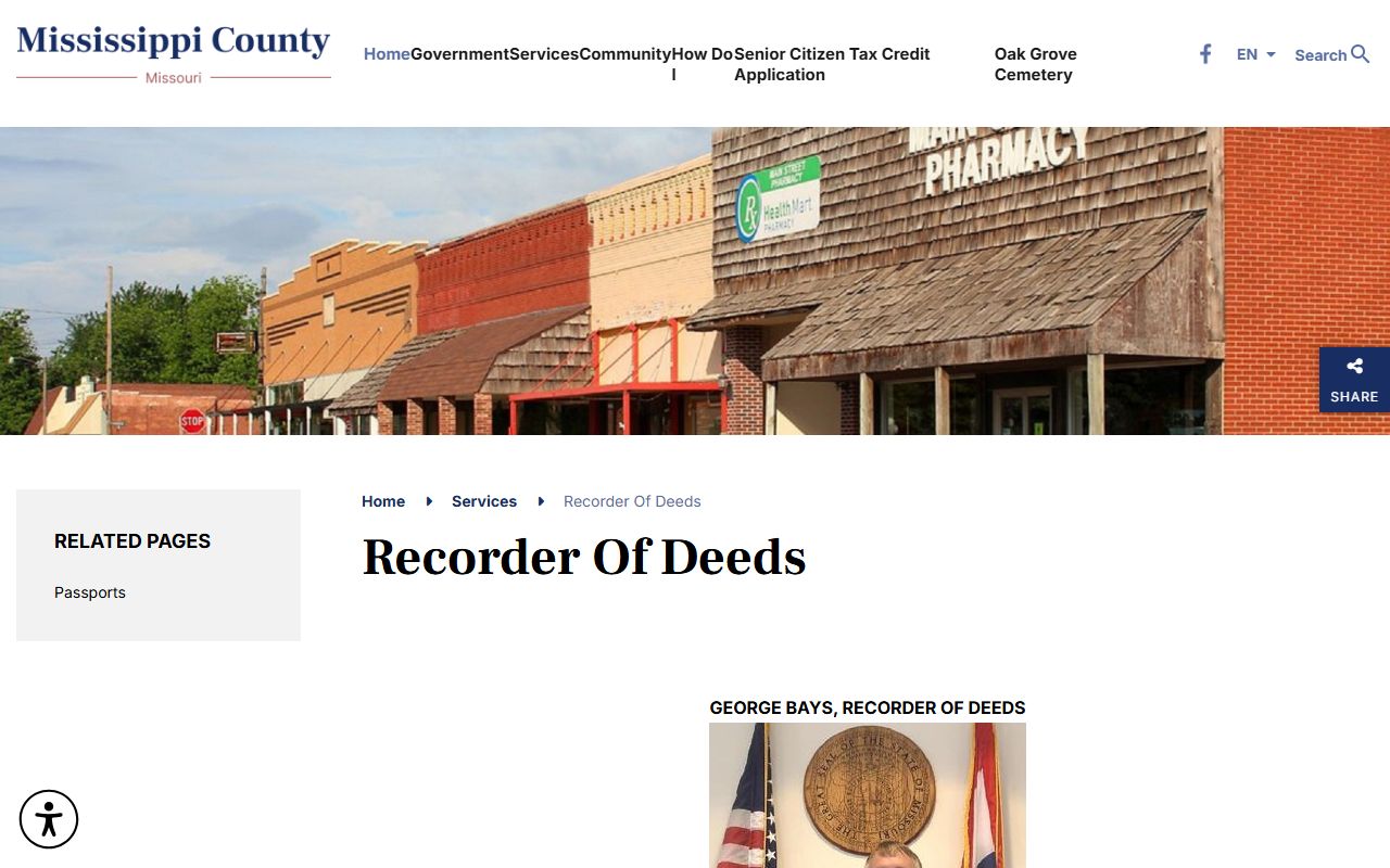 Mississippi County marriage records Recorder of Deeds page